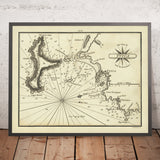 Old Map of Ibiza by Heather, 1802: Ibiza Town, St. Hiliare, Port of Yvica, Fromenterra, Balearic Islands