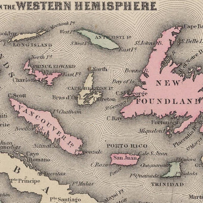 The Comparative Size of Lakes and Islands of the World, 1886: North & South Hemispheres, Great Lakes, Black Sea, etc.