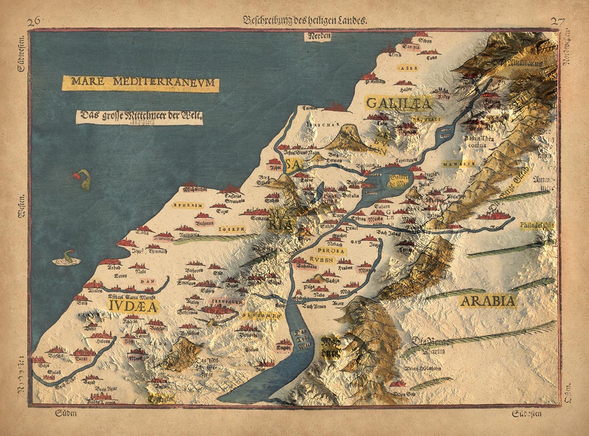 Image showing the difference between an Original map and a map that has undergone the Unique 3D transformation