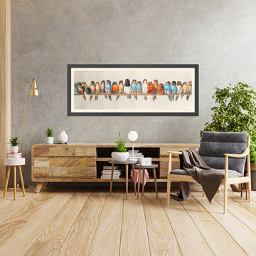 A Perch of Birds by Hector Giacomelli, 1880