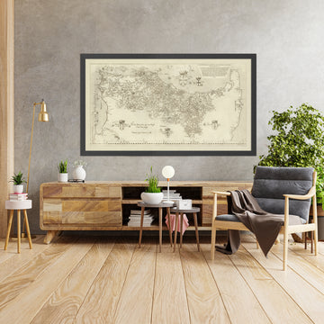 Rare Ancient Map of Portugal by Seco, 1562: Lisbon, Porto, Coimbra, Algarve, Azores