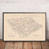 Mapa de Pubs Antiguos de Londres, 1889: Soho Victoriano, Covent Garden, Seven Dials, West End 