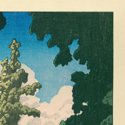 La Route vers Nikko par Hasui Kawase, 1935 