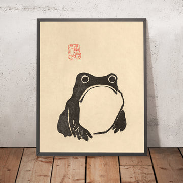 Sad Frog by Matsumoto Hoji, 1815