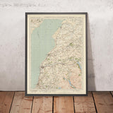 Vecchia mappa dell'Ordnance Survey, Foglio 8 - Workington e Cockermouth, 1925: Dearham, Maryport, Whitehaven, Brayton Hall, Eaglesfield 