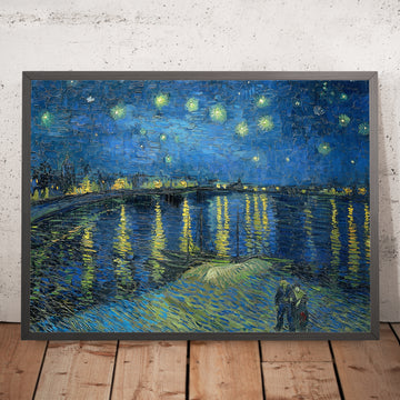Starry Night over the Rhone by Vincent van Gogh, 1888