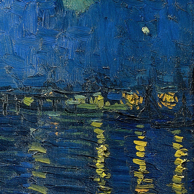 Sternennacht über dem Rhône von Vincent van Gogh, 1888 