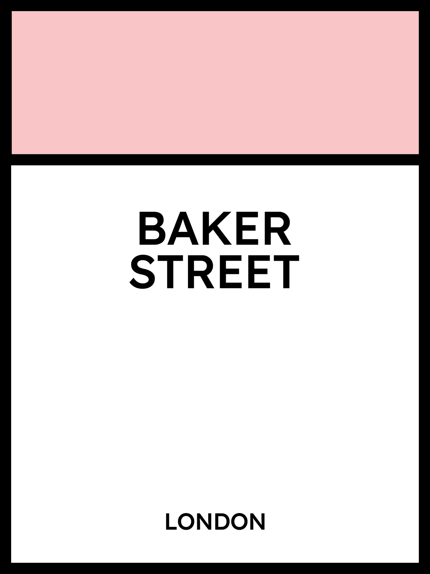 Personalised Street Name Card