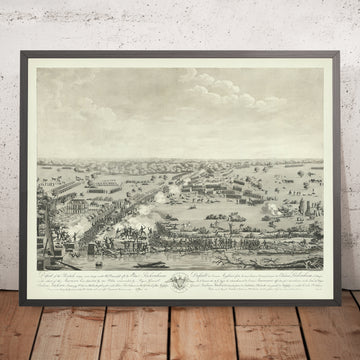 La Batalla de Nueva Orleans, 1815 por Laclotte: Guerra de 1812, General Andrew Jackson 
