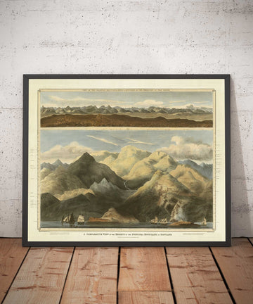 Ancienne carte des collines d&