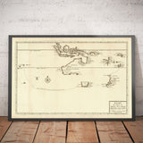 Antica mappa storica della Nuova Olanda nel 1726 di Francois Valentijn - Abel Tasman, Australia, Nuova Zelanda, Borneo, Nuova Guinea 