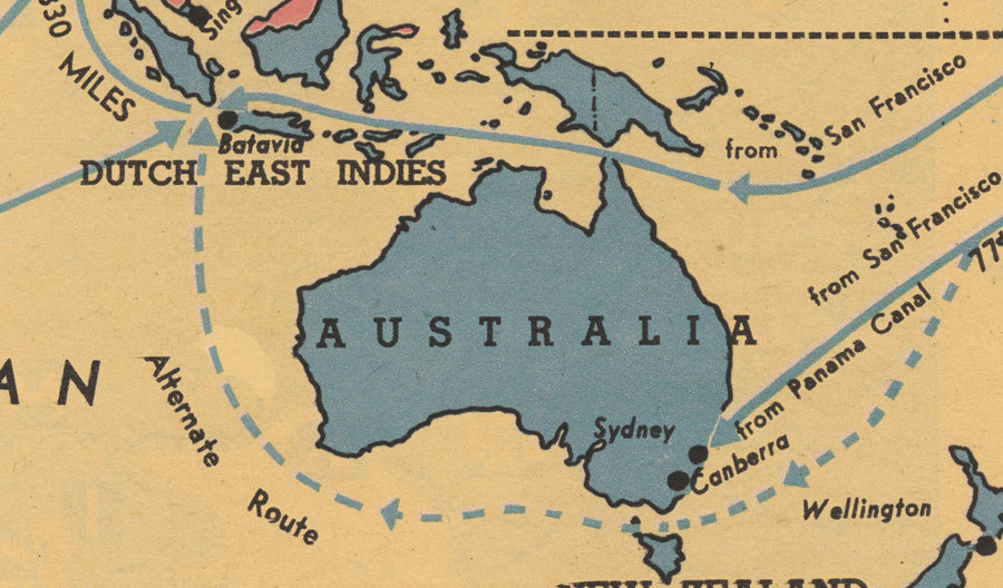 Armes alliées "Made in USA", 1942 - Ancienne carte de propagande de la Seconde Guerre mondiale