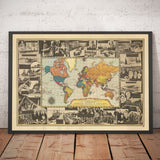 Mapa del mundo de la Segunda Guerra Mundial, 1939 - Antiguos acontecimientos históricos - Hitler invade Polonia, los aliados declaran la Segunda Guerra Mundial, el Papa muere