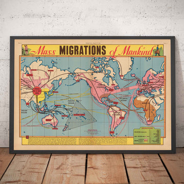 Ancienne carte des migrations de masse de l&