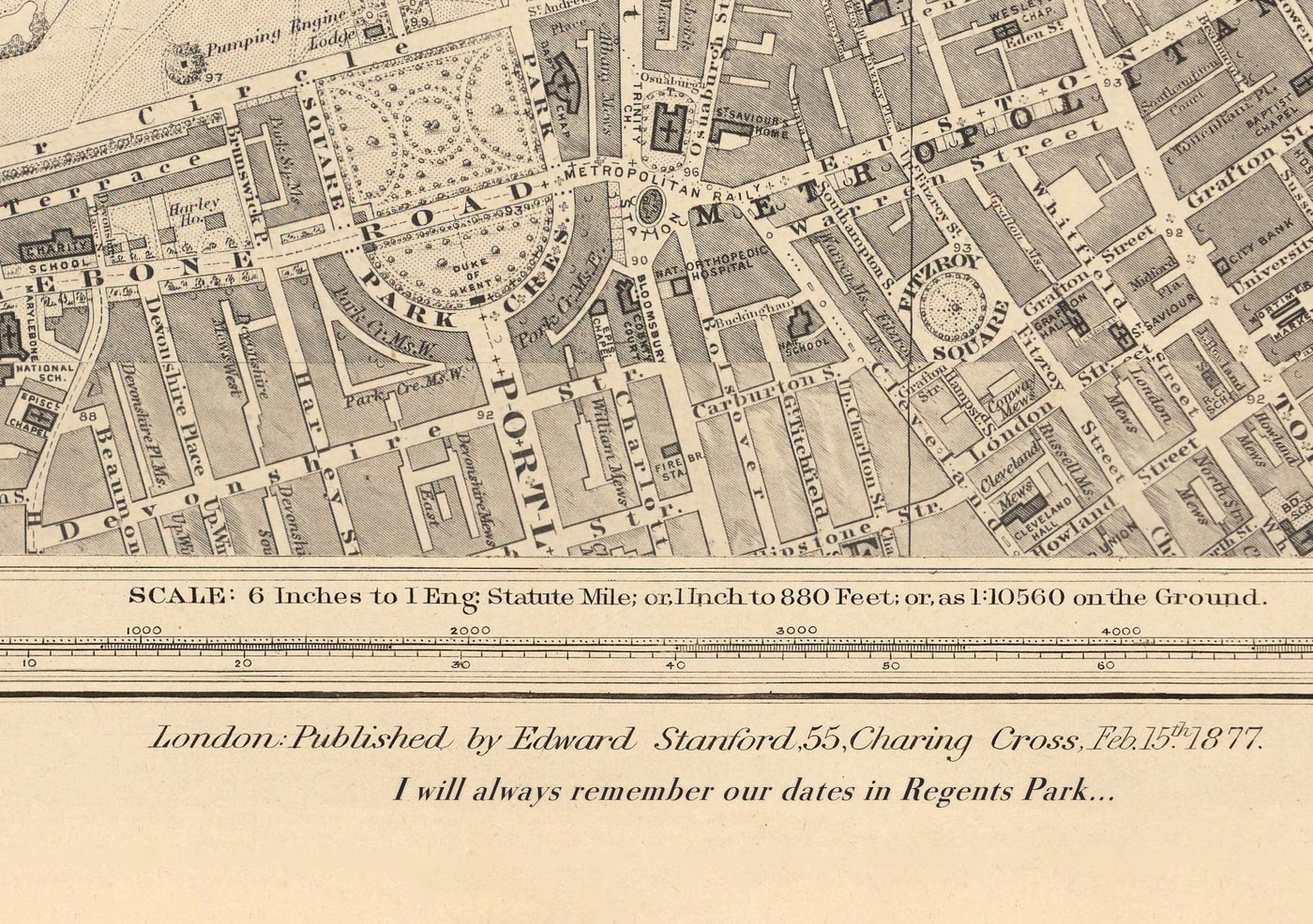 Ancienne carte de South London en 1862 par Edward Stanford - Battersea, Chelsea, Ovale, Stockwell, Wandsworth - SW3, SW1, SE11, SW8, SW11, SW9, SW4