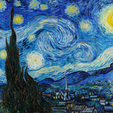 Die Sternennacht von Vincent van Gogh, 1889 
