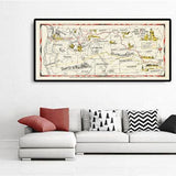 Alte Karte der Lewis-&-Clark-Expedition - Corps of Discovery, Oregon Trail, Mormonen, Pony Express, Louisiana Purchase 