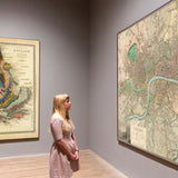 Grande carte ancienne de Londres par C&J Greenwood, 1830 - colorée à la main