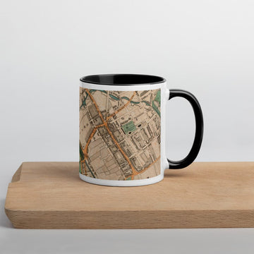 Tazza Camden - Tazza unica da 330 ml (11 oz) con la mappa colorata di Londra del 1830 di C&J Greenwood 